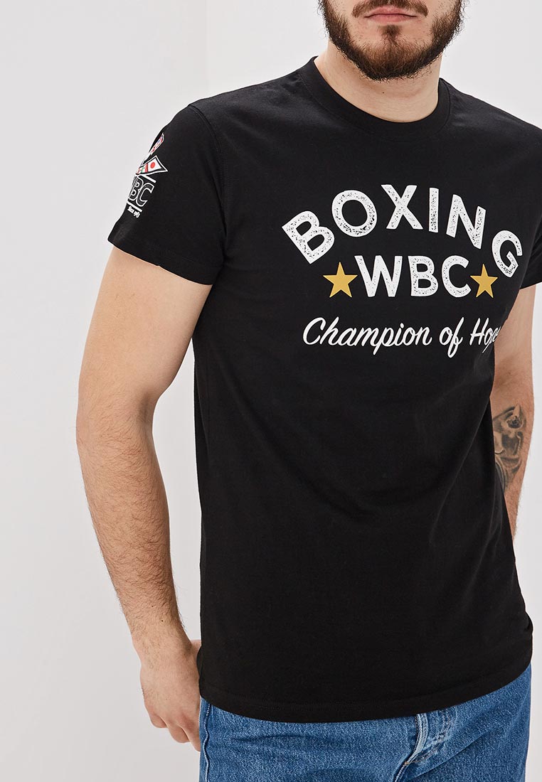Футболка adidas Combat BOXING TEE WBC Champion Of Hope, цвет: черный ...