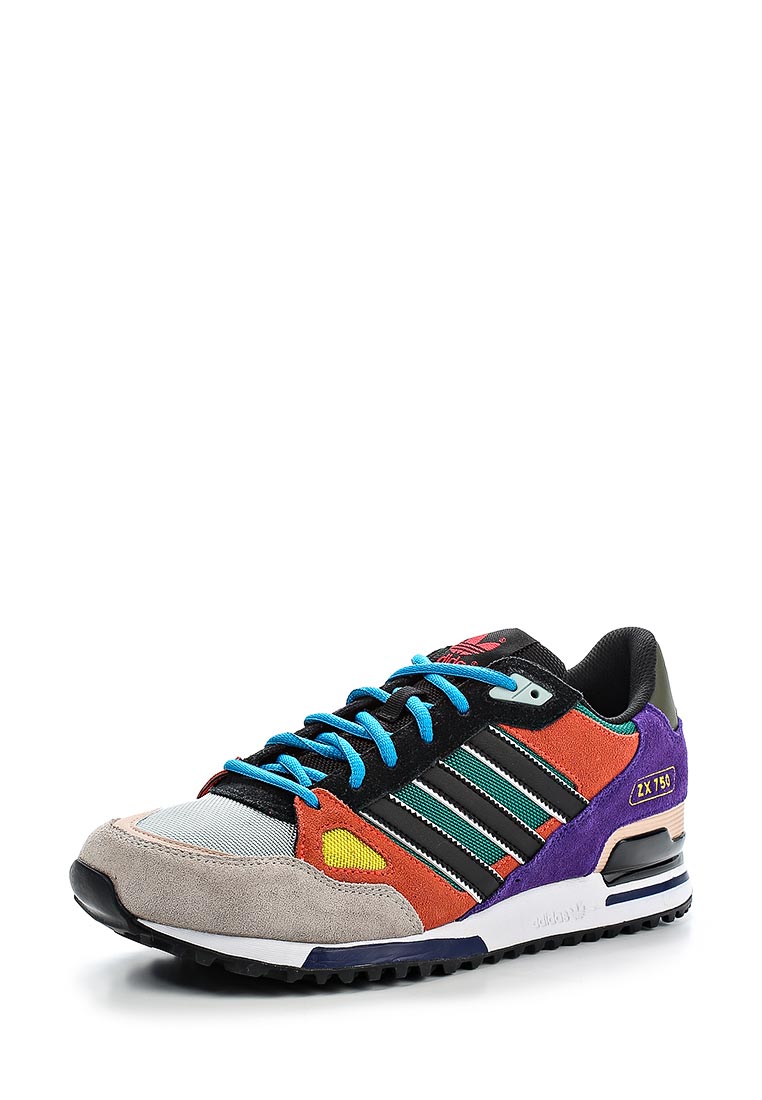 Кроссовки adidas Originals ZX 750, цвет: мультиколор, AD093AMFQP85