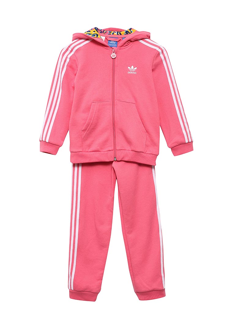 Костюм детские розовые. Адидас детский спортивный костюм h31214. Розовый костюм адидас Ориджиналс. Детский спортивные костюмы адидас розовый. Adidas Originals Kids костюм розовый.