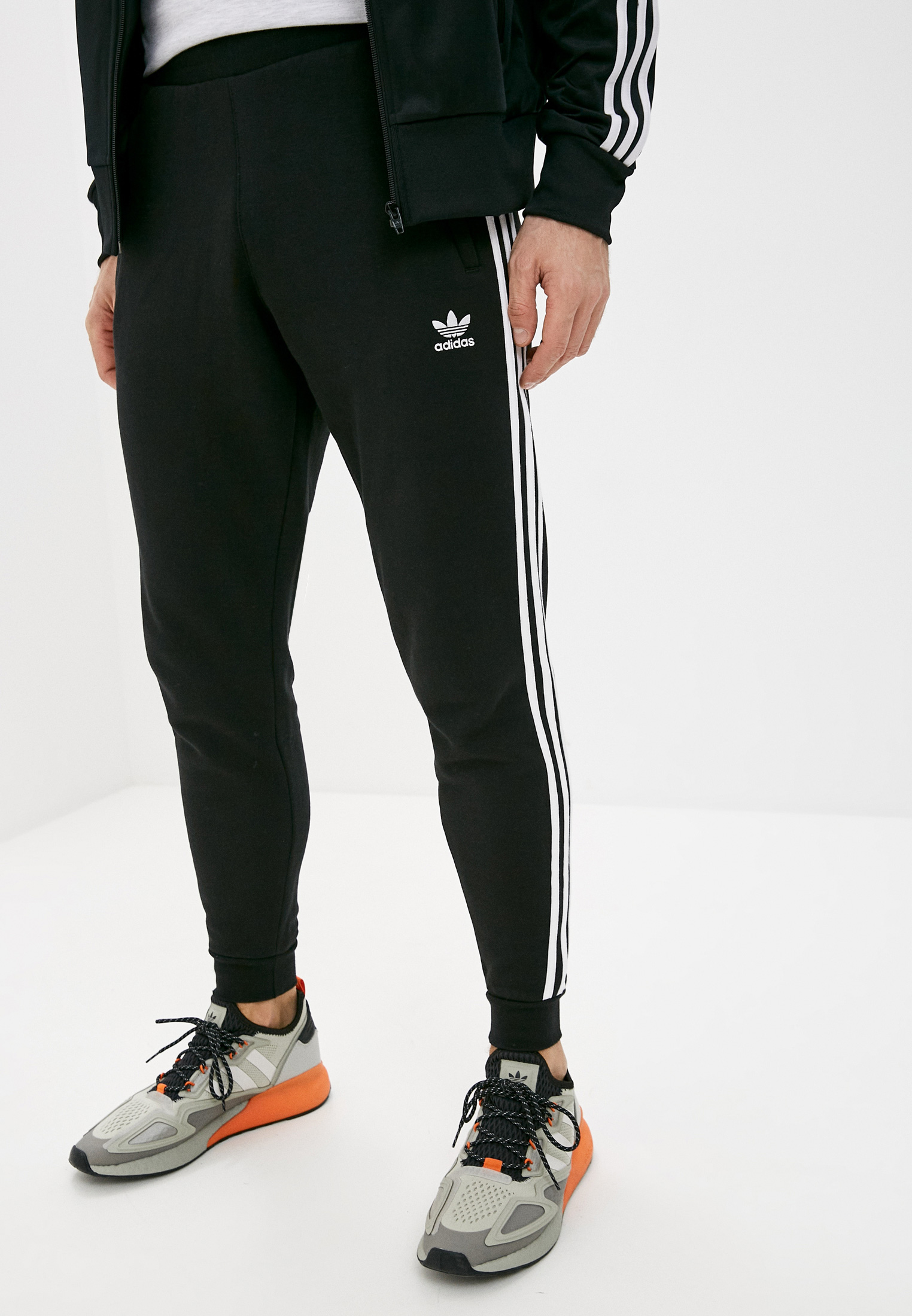Брюки спортивные adidas Originals 3-STRIPES PANT, цвет: черный,  AD093EMLWXO6 — купить в интернет-магазине Lamoda
