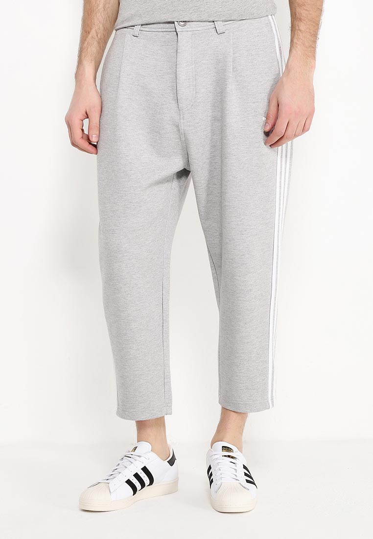 Брюки спортивные adidas Originals NYC 7/8 PANT, цвет: серый, AD093EMQIL48 —  купить в интернет-магазине Lamoda