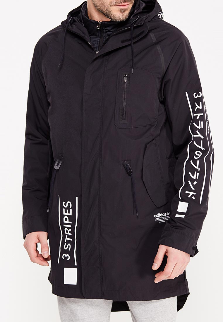 Куртка утепленная adidas Originals NMD D-UJ 2IN1, цвет: черный,  AD093EMUNN53 — купить в интернет-магазине Lamoda