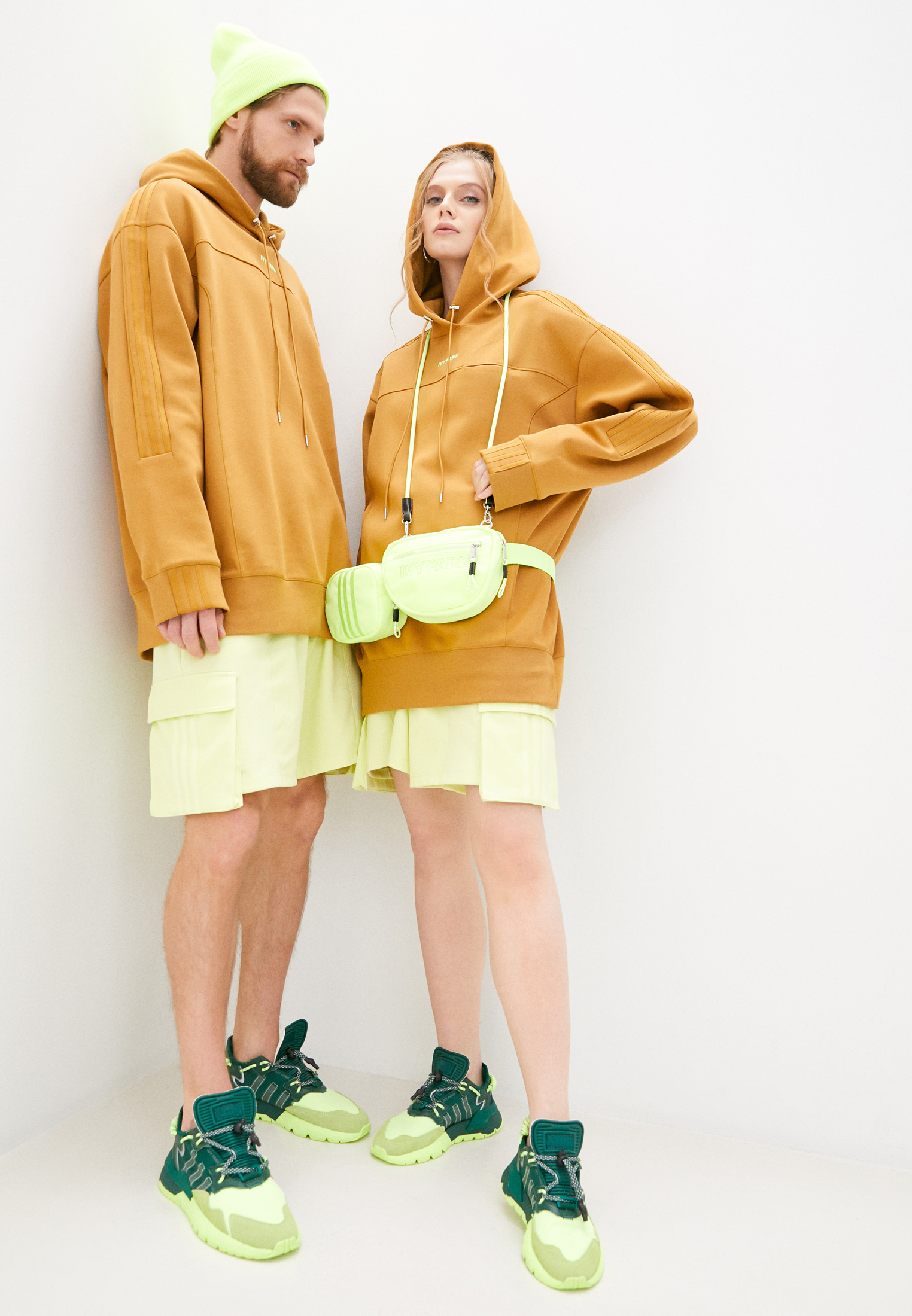 Ivy park store yellow hoodie