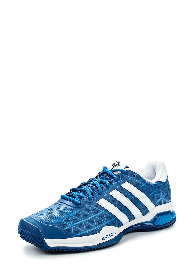 Кроссовки adidas barricade club clay, цвет: синий, AD094AMHFR85 ...