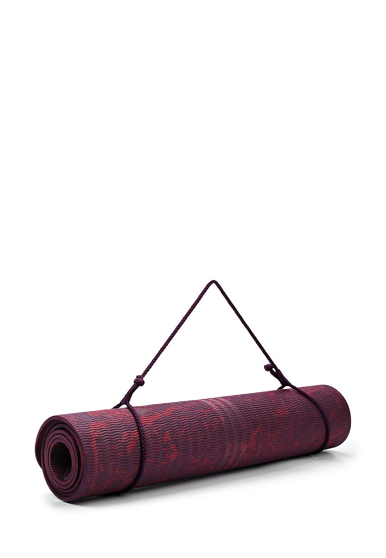 Коврик для йоги adidas YOGA MAT CAMO, цвет бордовый, AD094DUUNX57