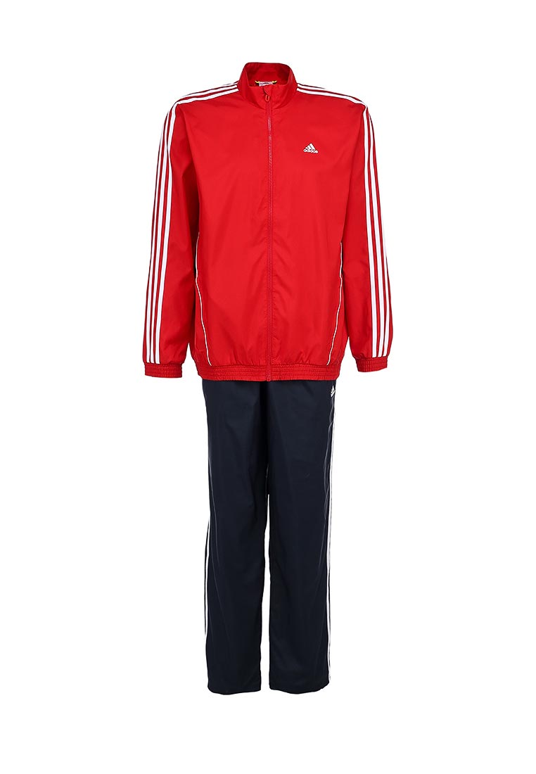 Красный спортивный костюм мужской adidas