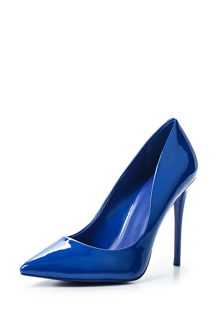 Голубая женская обувь