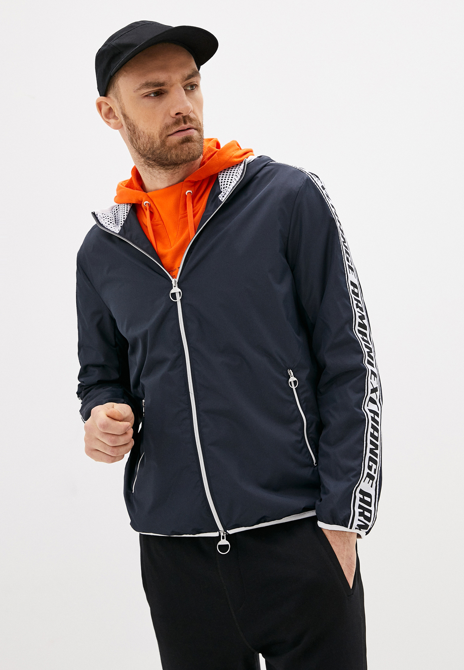 Ветровка Armani Exchange, цвет: синий, AR037EMHOTJ1 — купить в интернет ...