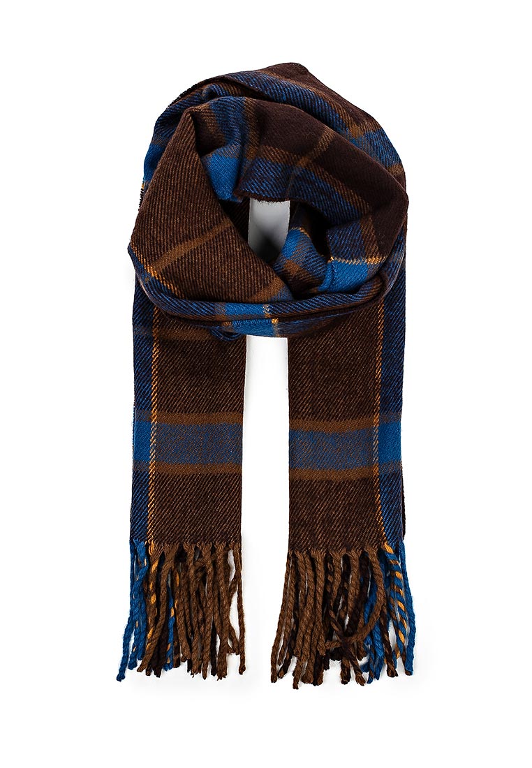 коричневый шарф