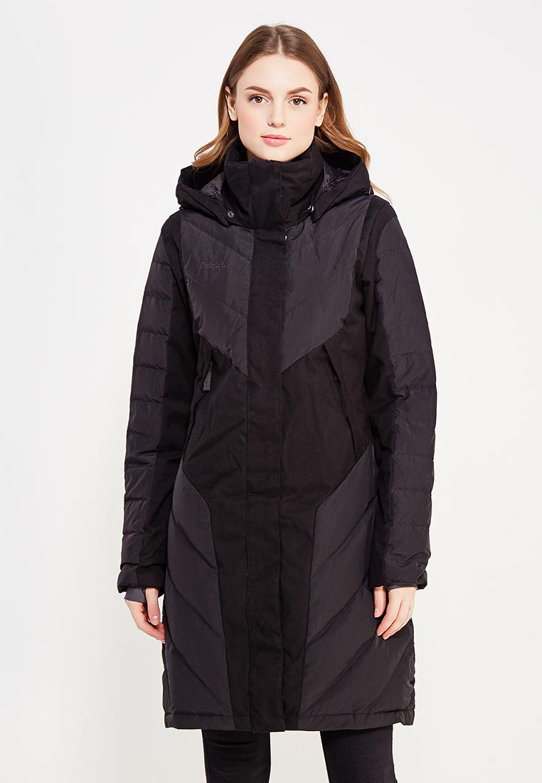 Пуховик Bergans of Norway Brager Down/Insulated Lady Coat, цвет: черный,  BE071EWYCZ61 — купить в интернет-магазине Lamoda
