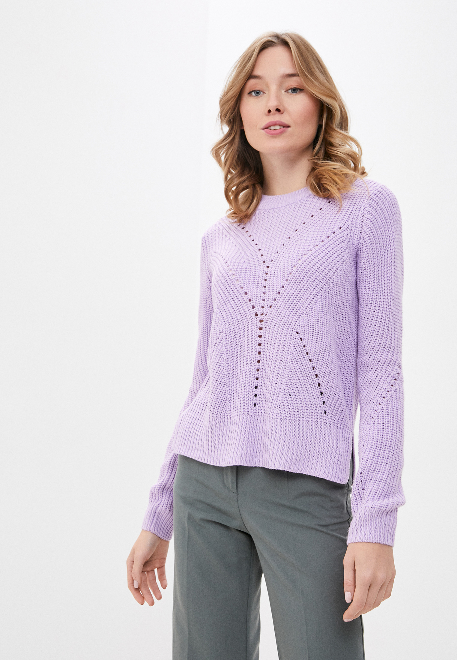 Фиолетовый Свитер Женский Купить