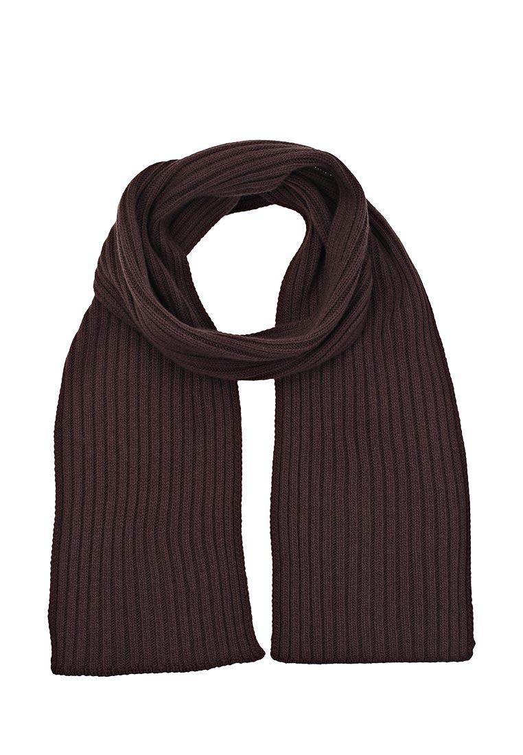 коричневый шарф.