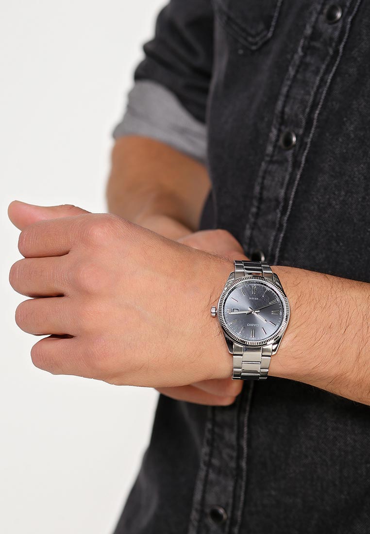 Часы Casio Casio Collection MTP-1302PD-1A1, цвет: серебряный, CA077DMTSR66  — купить в интернет-магазине Lamoda