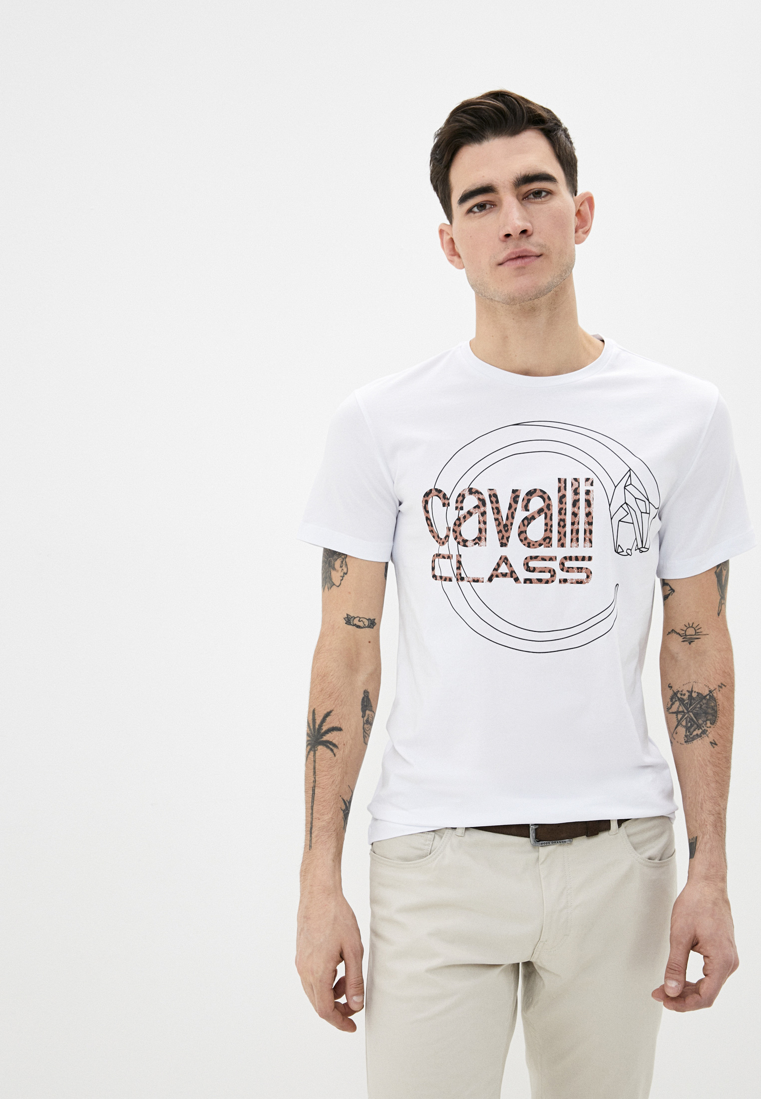 1 класс футболка. Cavalli class футболка мужская.