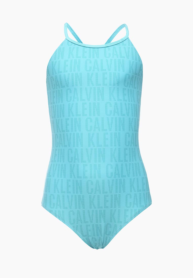 Купальник Calvin Klein, цвет: голубой, CA105EGBLIE6 — купить в интернет ...