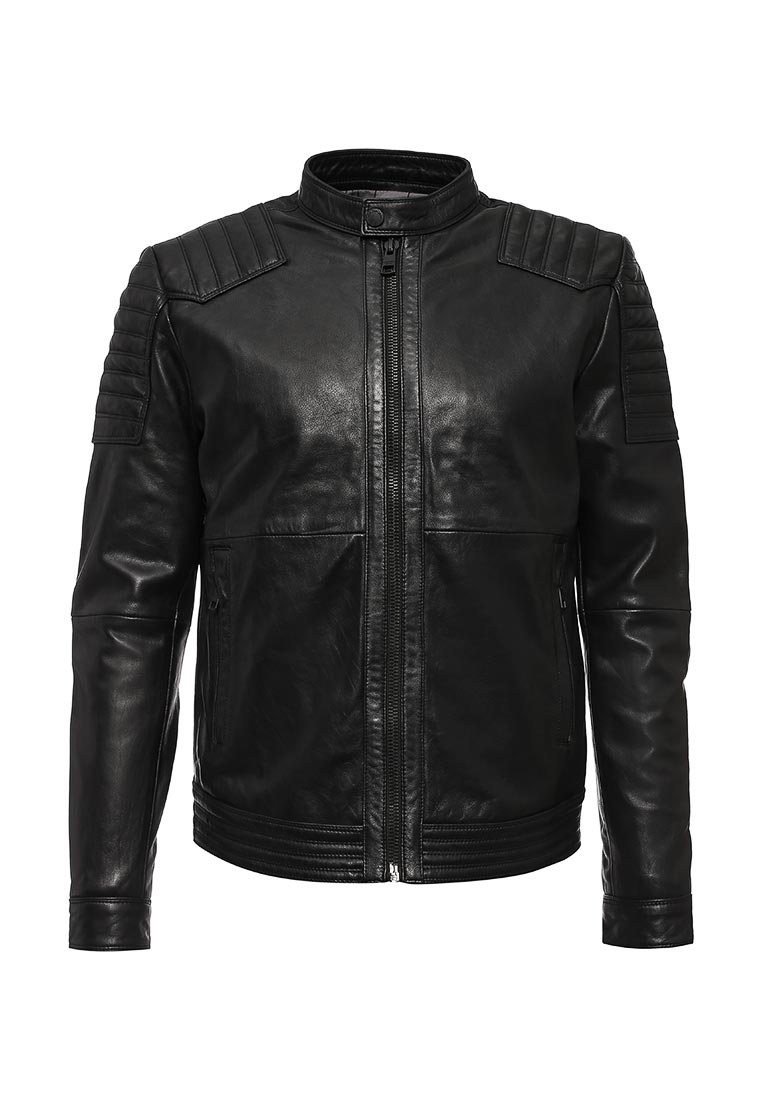Куртка кожаная Calvin Klein Jeans, цвет: черный, CA939EMJTB35 — купить ...