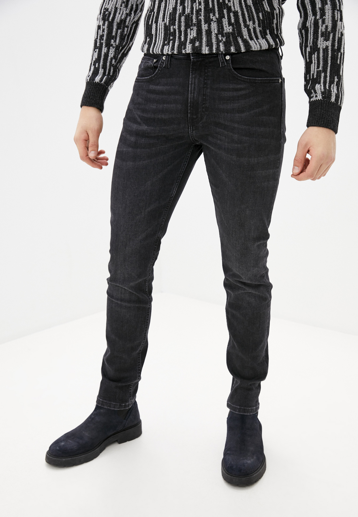 Джинсы Calvin Klein Jeans Slim купить за 8250 ₽ в интернет-магазине  Lamoda.ru
