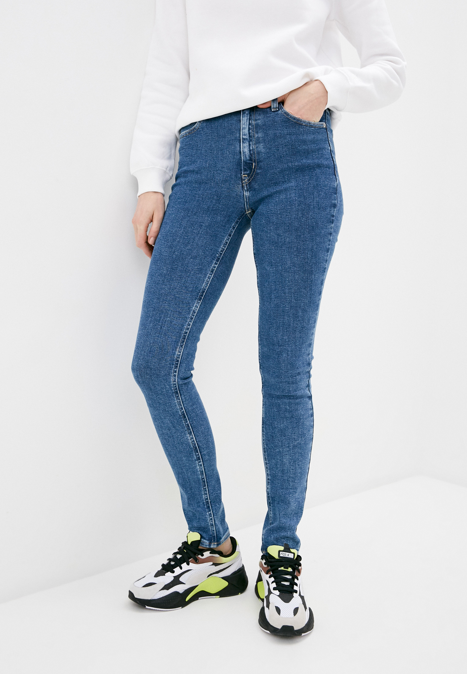 Calvin klein high waisted skinny cheap jeans