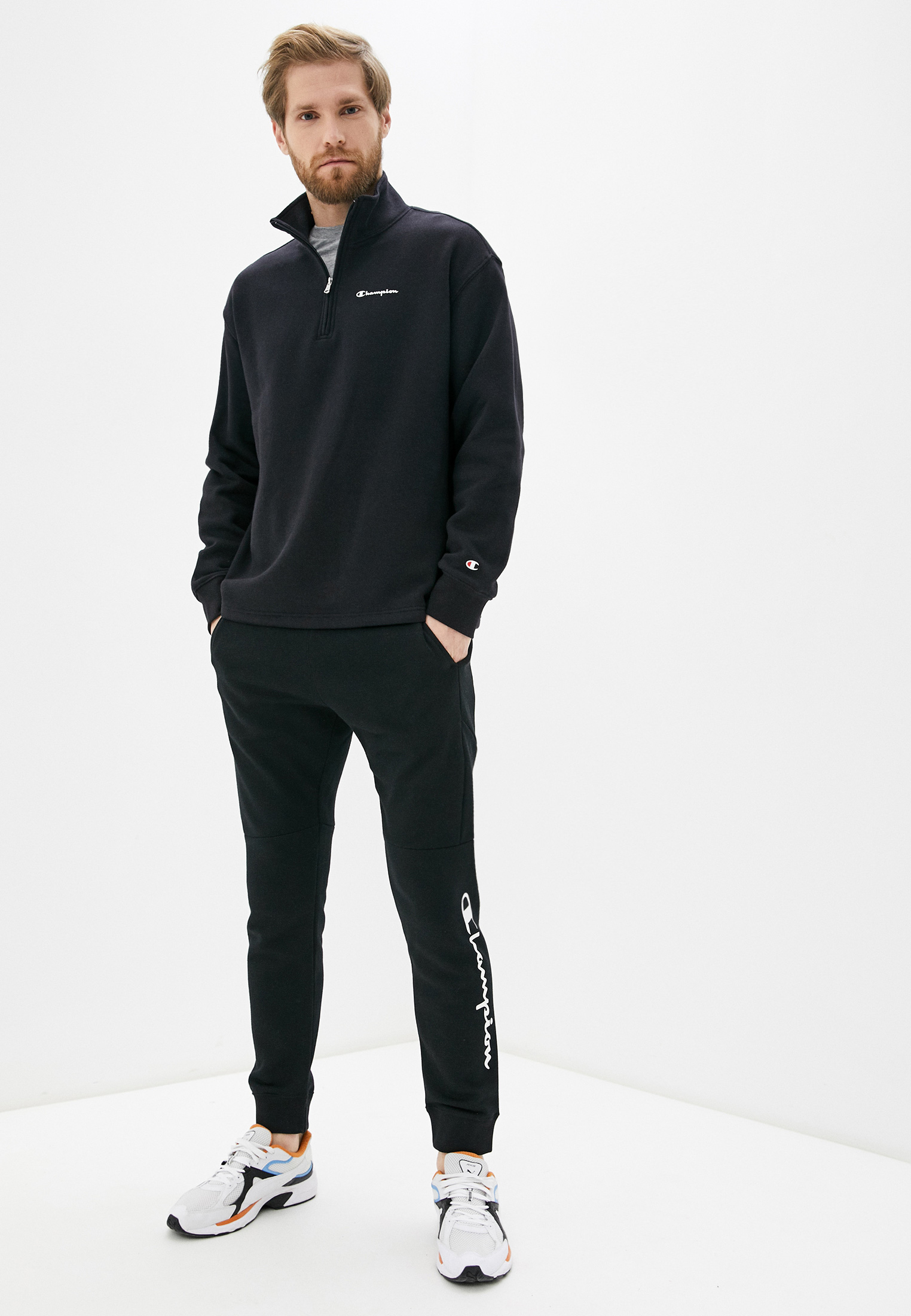 Champion Half Zip Sweatshirt CH003EMFTGO6 Lamoda
