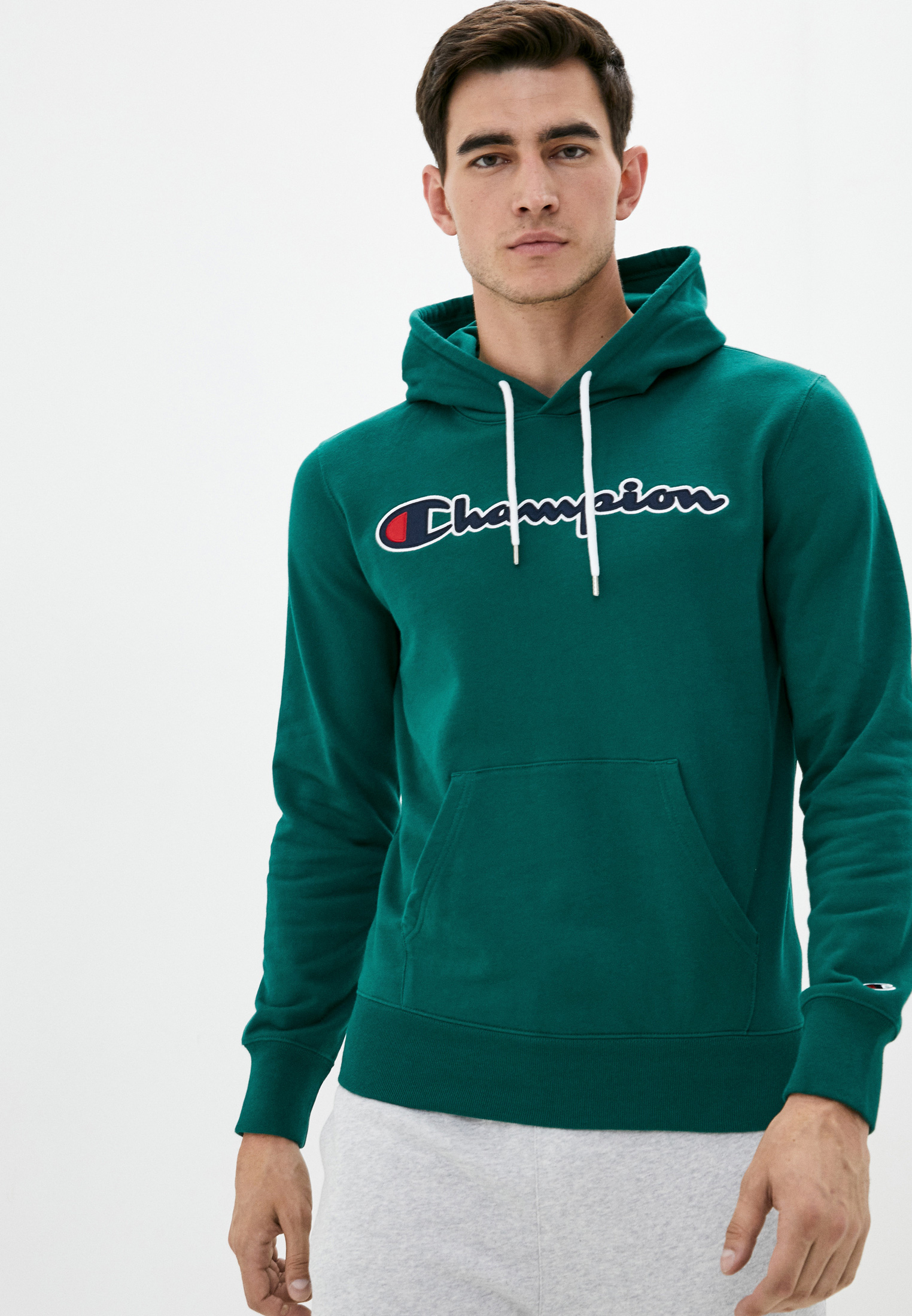 Купить Зеленый Худи Мужской