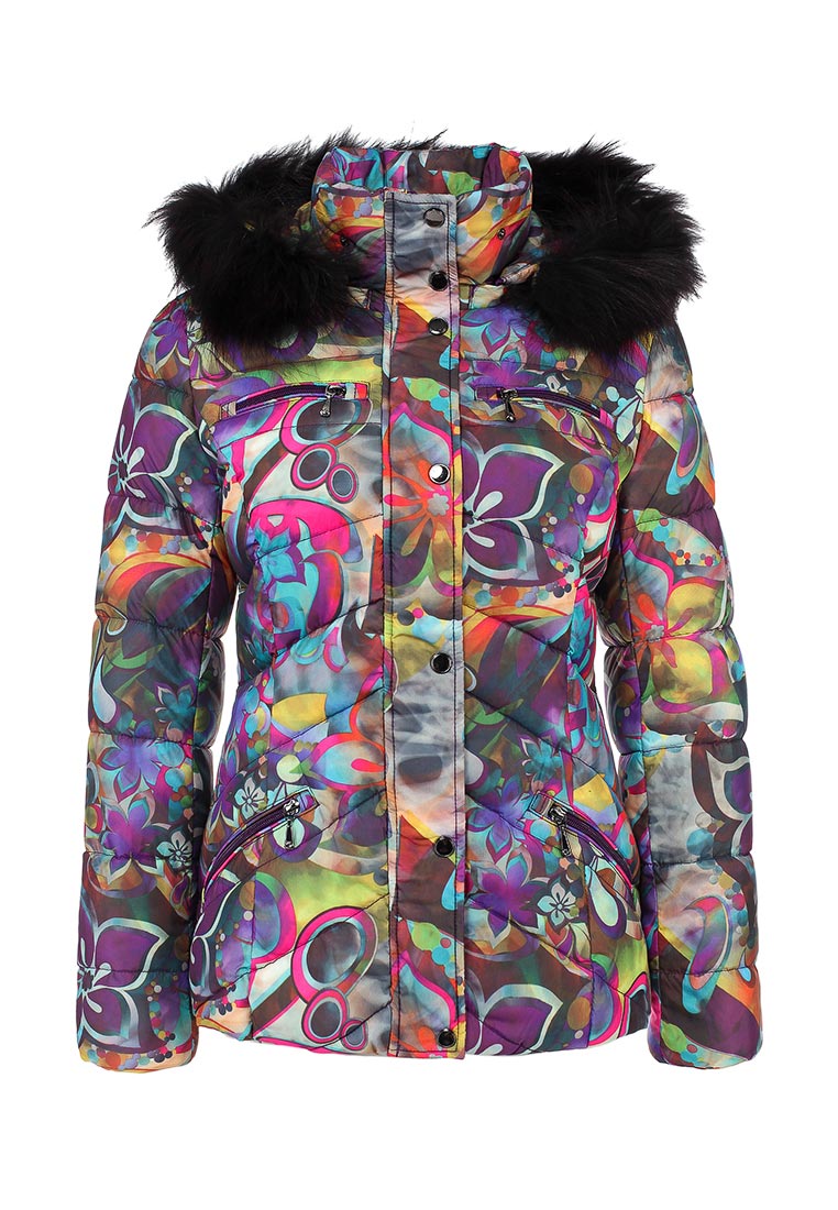 Куртка разноцветная женская
