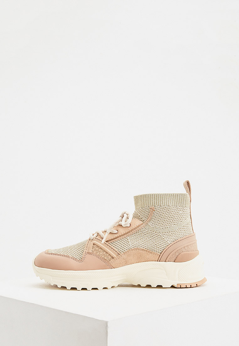 coach c245 high top knit runner