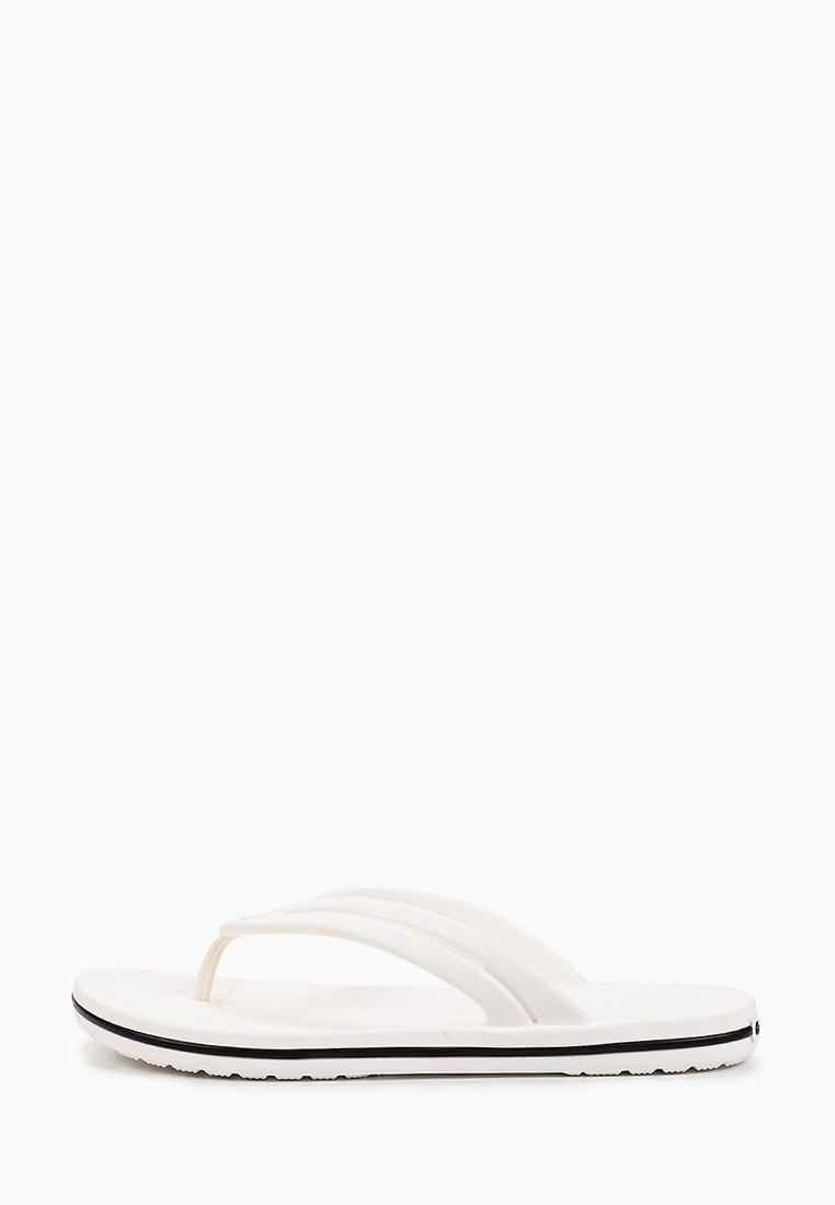 Сланцы Crocs Crocband Flip W, цвет: белый, CR014AWIKCB1 — купить в ...