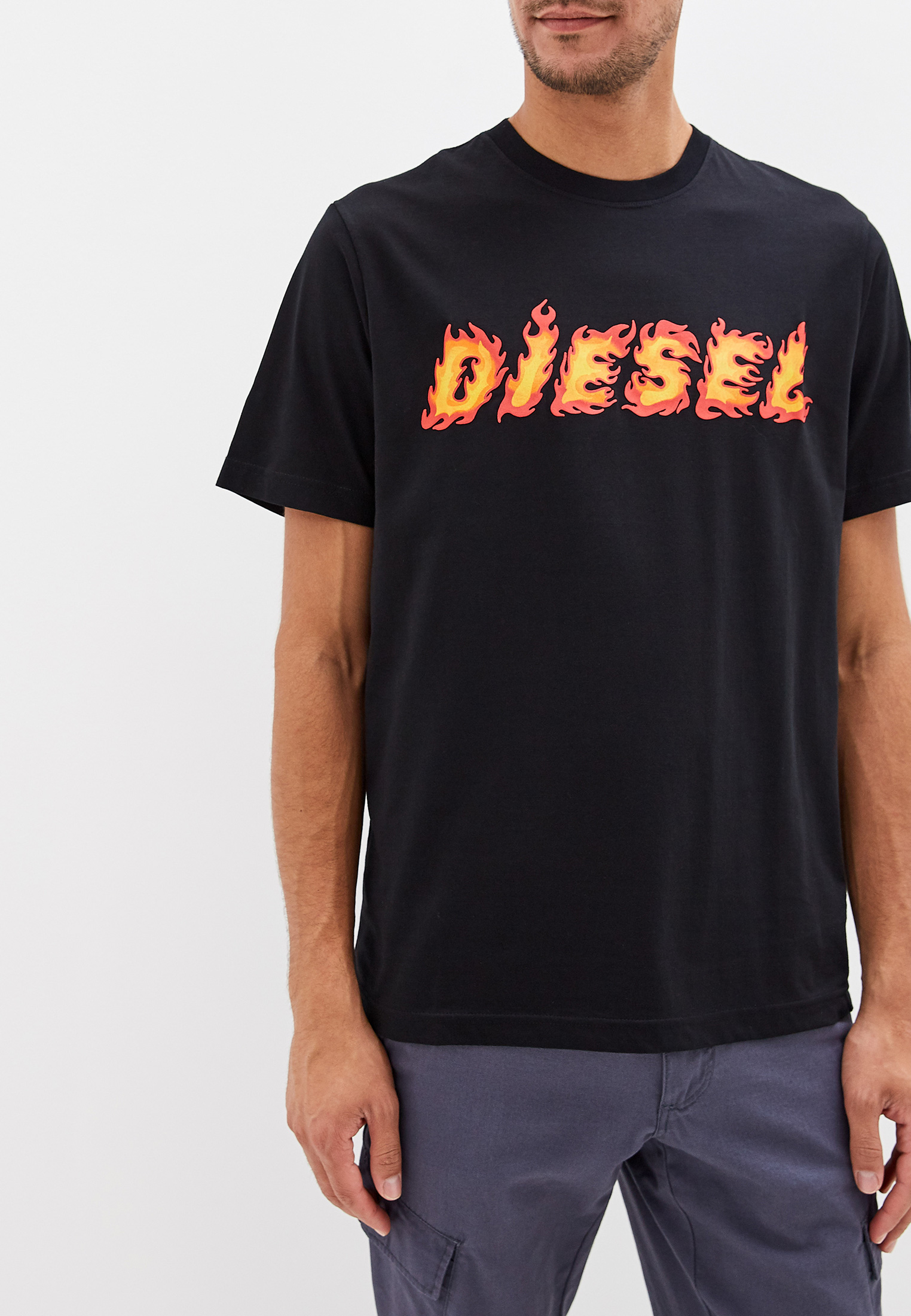 diesel flame t shirt