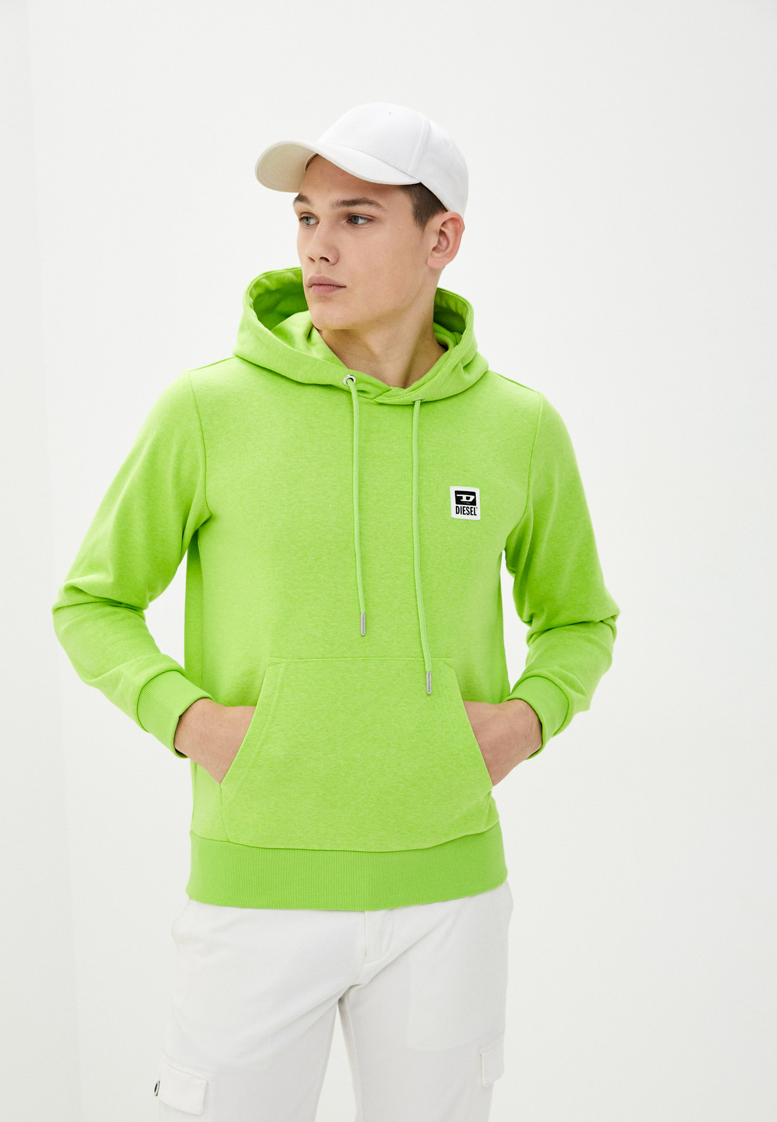 Купить Зеленый Худи Мужской