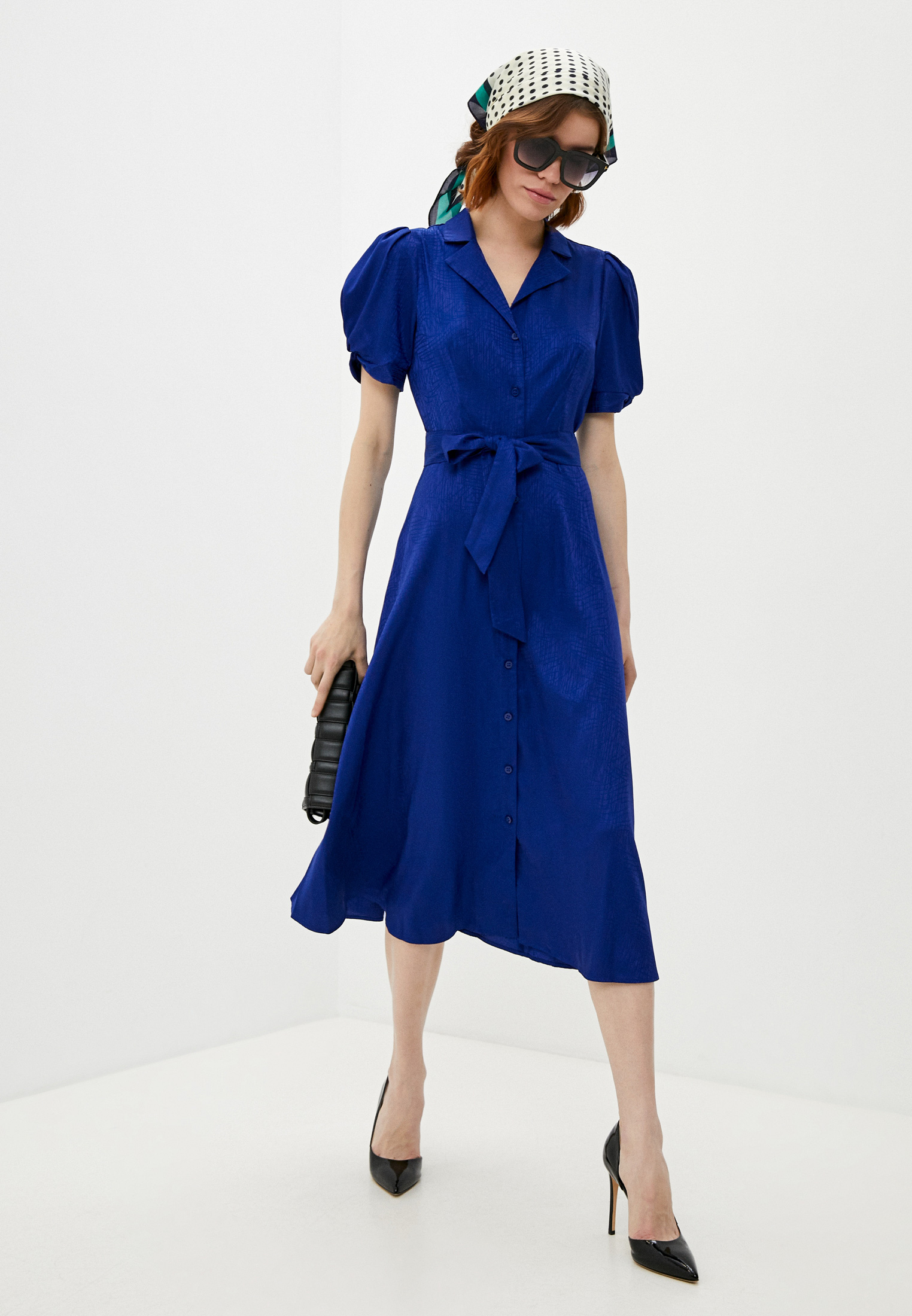 Платье DKNY, цвет: синий, DK001EWMAMR1 — купить в интернет-магазине Lamoda