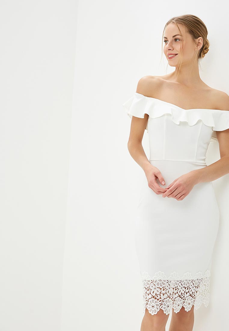 Платье Dorothy Perkins, цвет: белый, DO005EWBVPR0 — купить в интернет ...