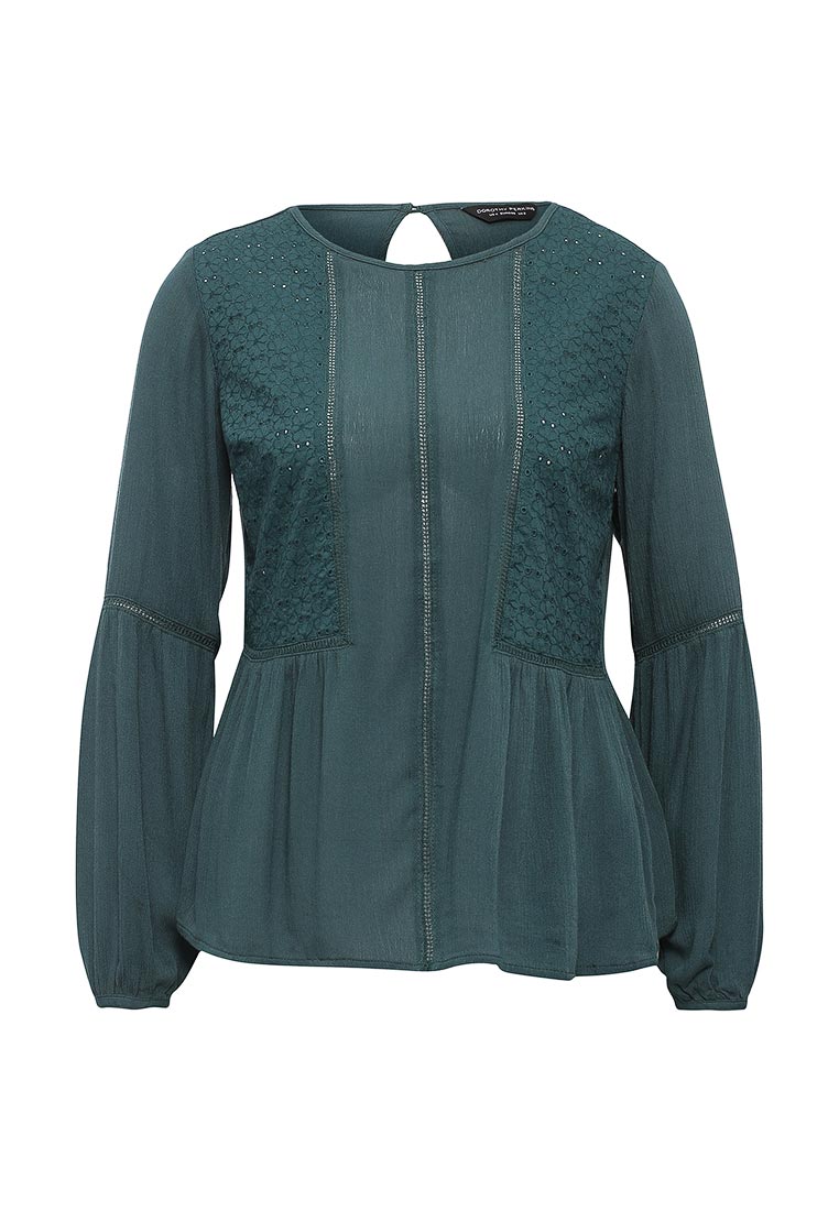 Блуза Dorothy Perkins, цвет: зеленый, DO005EWLSJ73 — купить в интернет ...