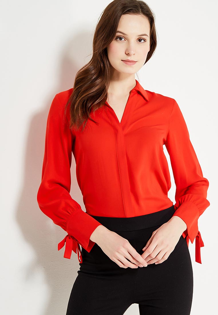 Блузки красного цвета