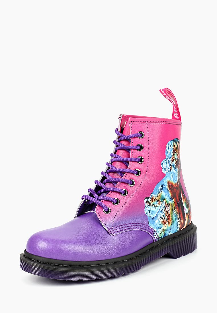 ☆*☆様 DR.MARTENS 1460 TECHNIQUE UK7 Ботинки Dr. Martens 1460 TECHNIQUE, цвет: фиолетовый, DR004AWCMTH9