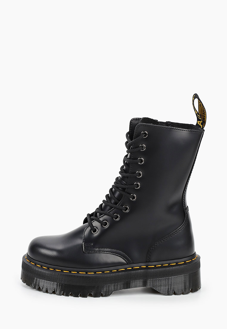 Ботинки Dr. Martens Jadon Hi-10 Eye Boot, цвет: черный, DR004AWKIPS8 —  купить в интернет-магазине Lamoda