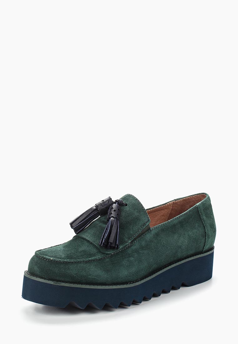 Лоферы Женские Замшевые Зеленые Купить