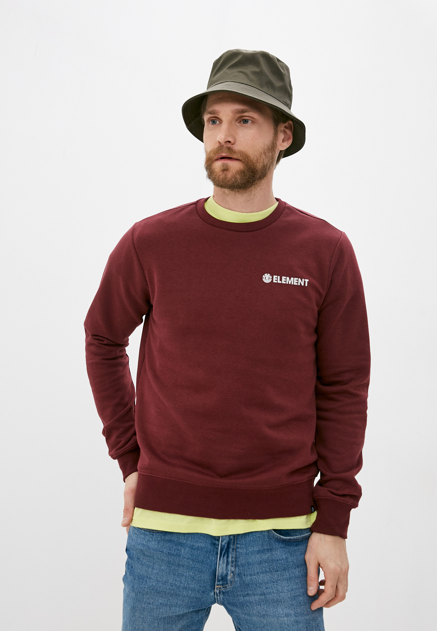 Element Blazin Ft Crew Sweatshirt Uomo - Eclipse Navy