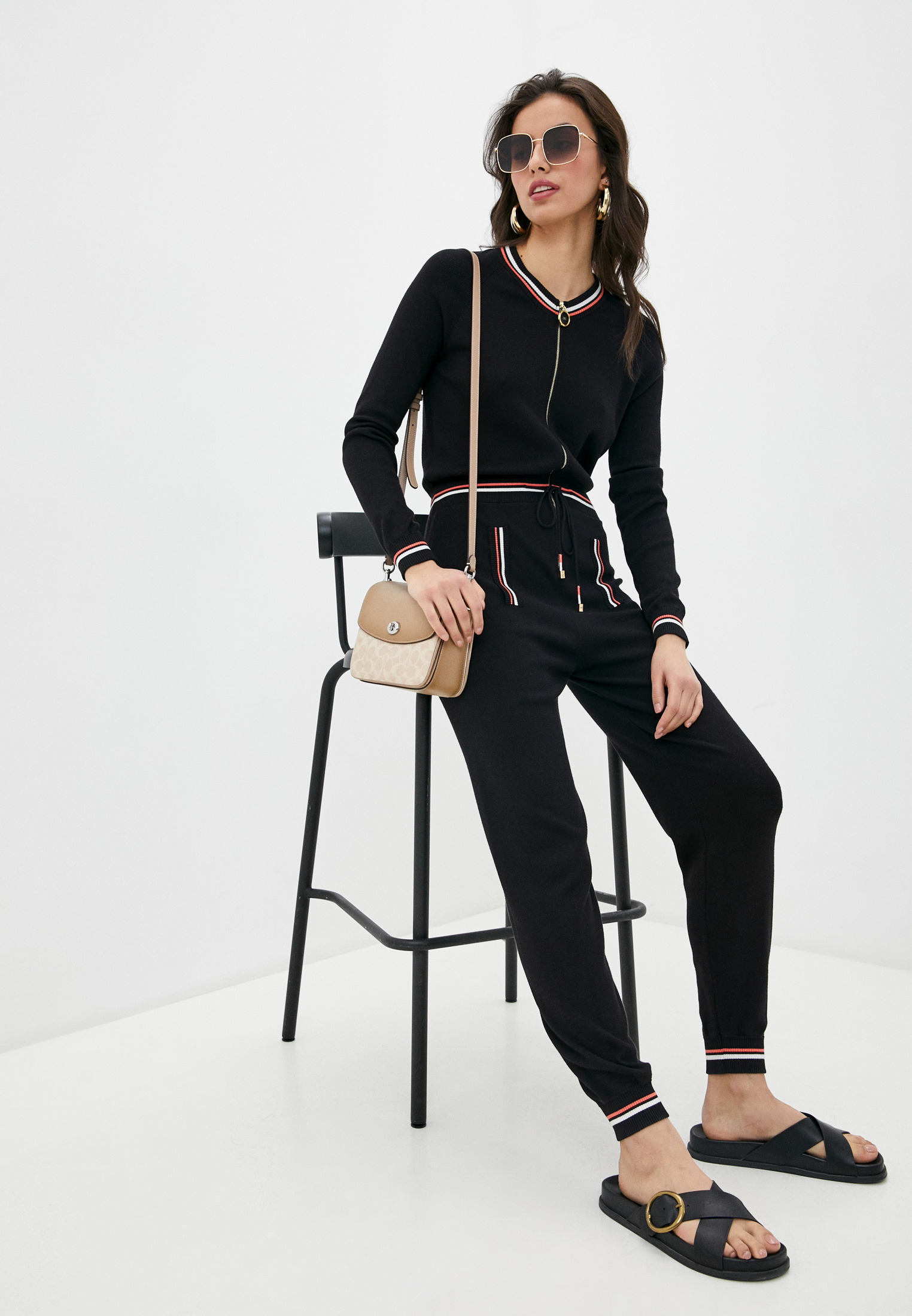 Комбинезон Elisabetta Franchi черный