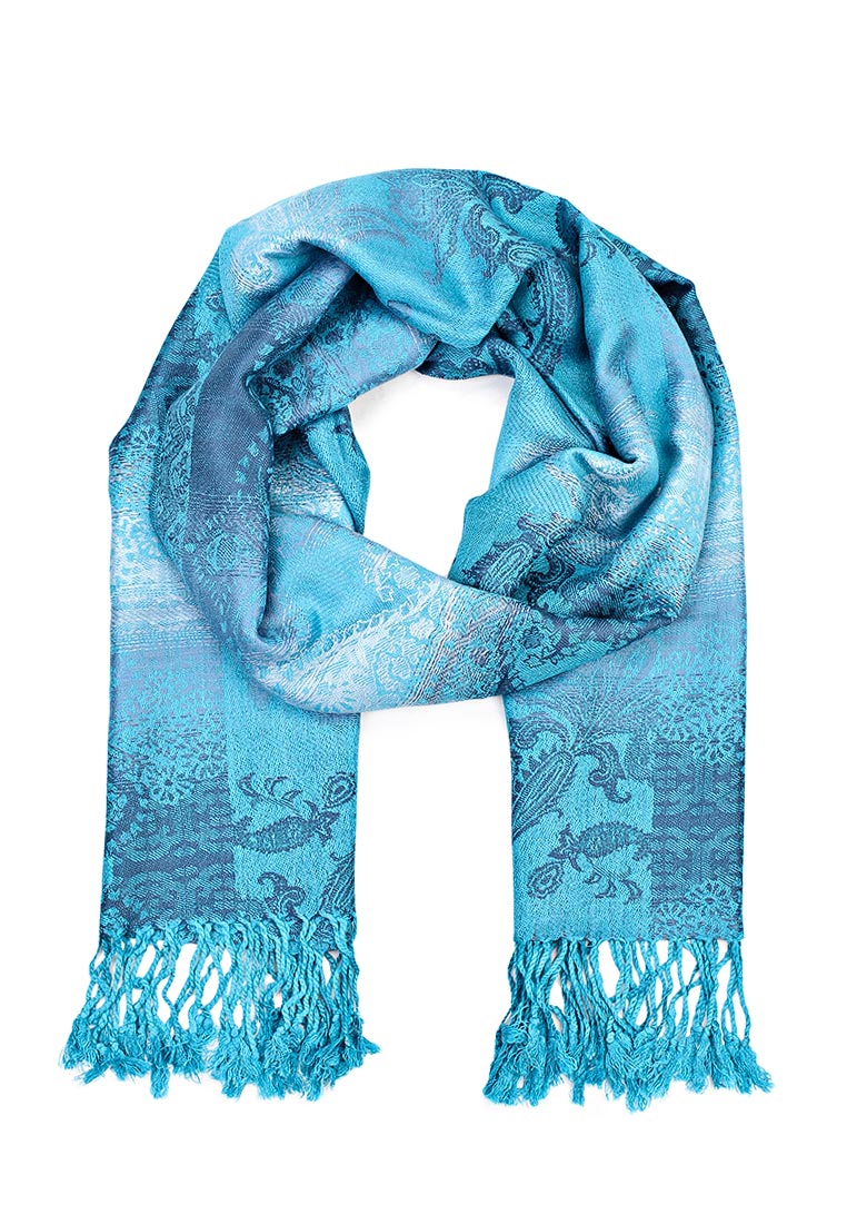 платок marina d'este. палантин s10-sh1 822-1. палантин нежно голубой. голубые палантины. синий палантин.
