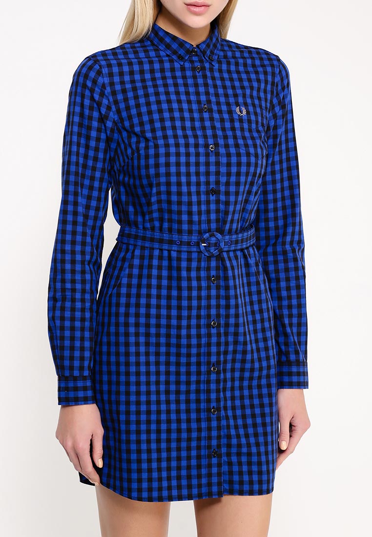 Fred Perry Gingham Shirt Dress FR006EWGFE65 Lamoda