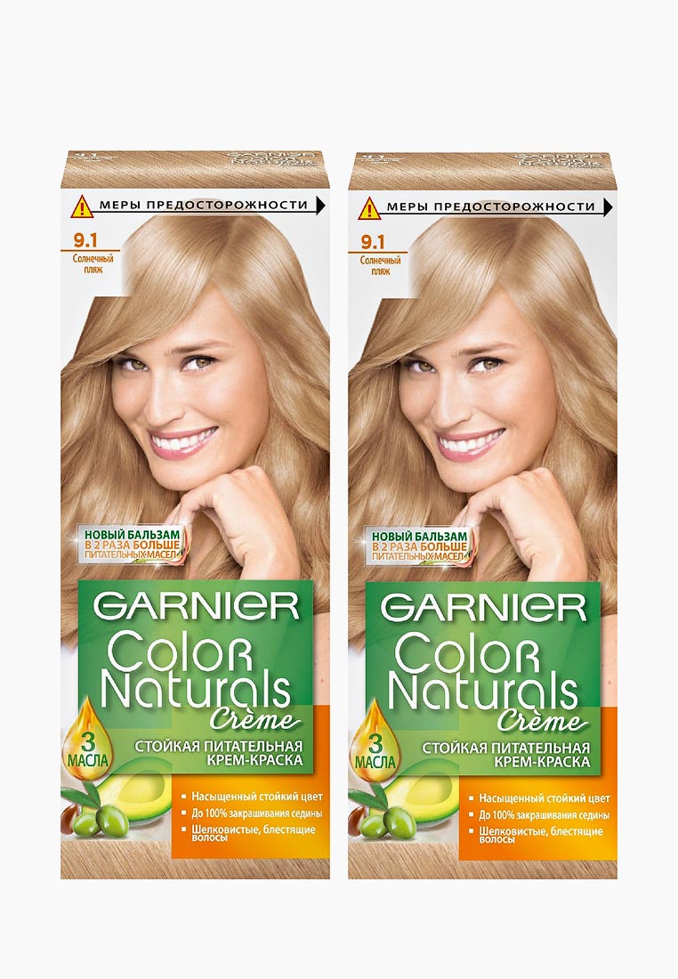 Краска для волос Garnier "Color Naturals", оттенок 9.1, Солнечный пляж ...