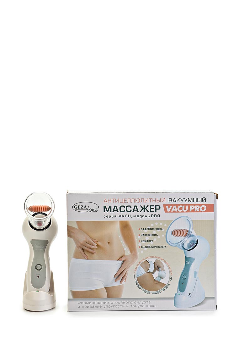 Массажер для глаз Gezatone Вакуумный Vacu Pro, цвет: белый ...