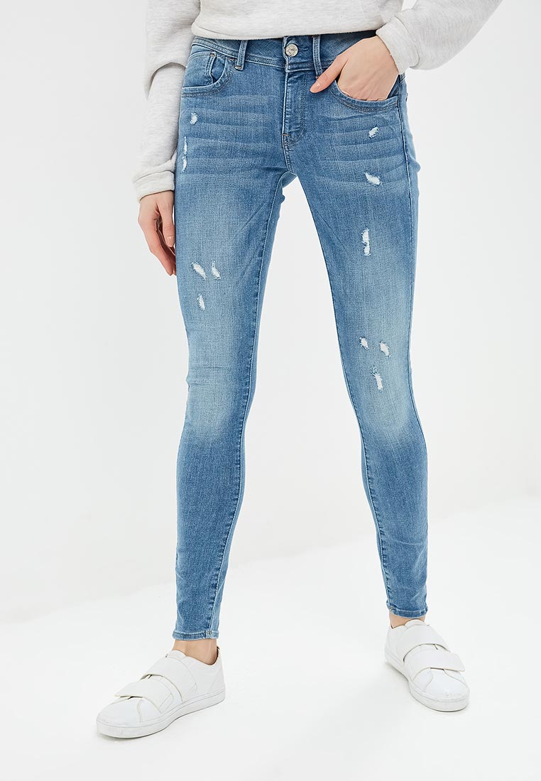 Джинсы G-Star Lynn d-Mid Super Skinny Wmn, цвет: голубой, GS001EWEEMO7 ...