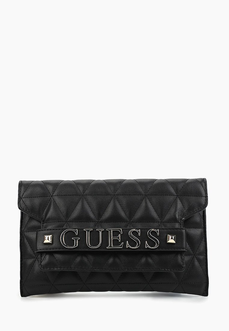 Клатч Guess, цвет: черный, GU460BWFNMA5 — купить в интернет-магазине Lamoda