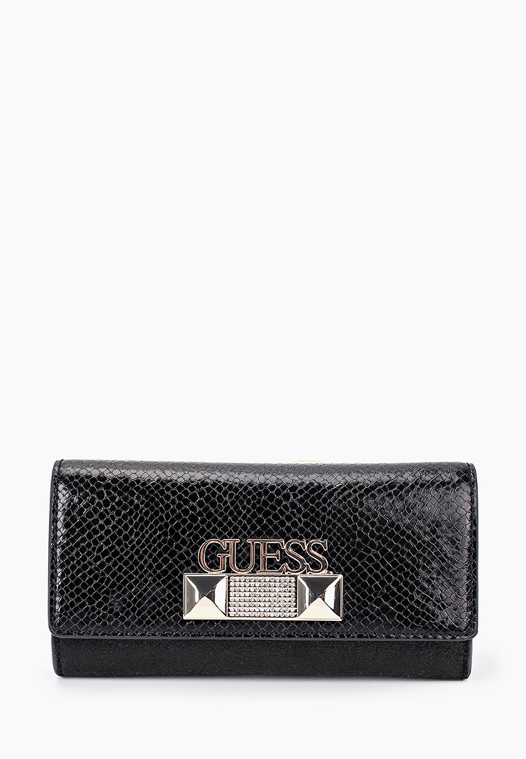 Клатч Guess, цвет: черный, GU460BWGHBM5 — купить в интернет-магазине Lamoda