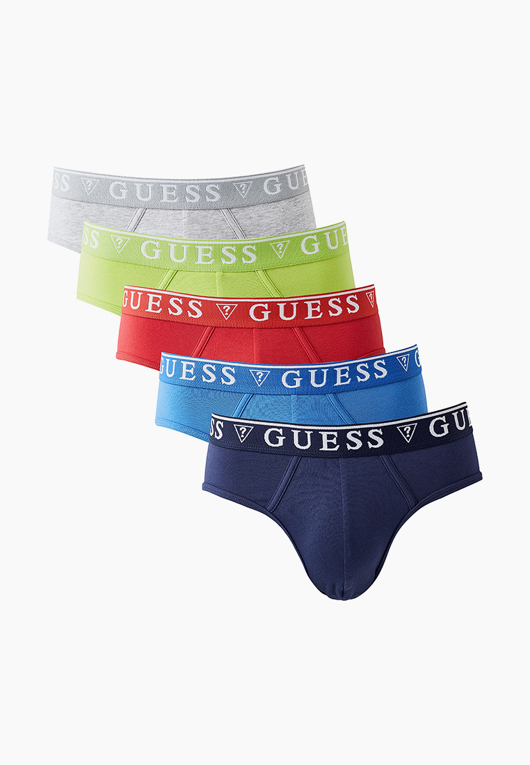Трусы 5 шт. Guess Brief, цвет: зеленый, GU460EMHJGV5 — купить в ...