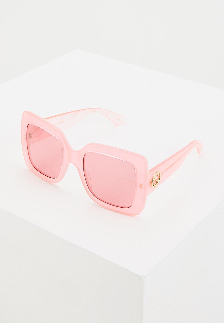 Розовые солнцезащитные очки купить. Gucci очки солнцезащитные gg083s 004. Очки розовые солнцезащитные гуччи. Очки Gucci Pink. Очки Gucci розовые 2007 года.