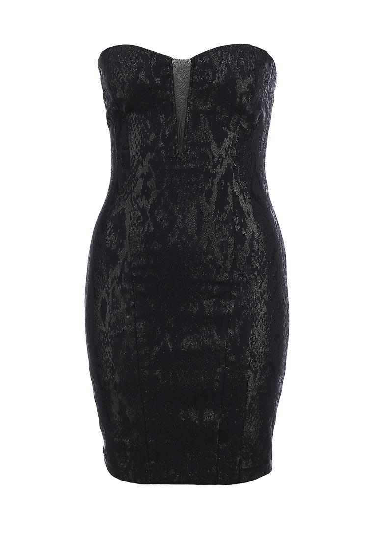 платье guess черное