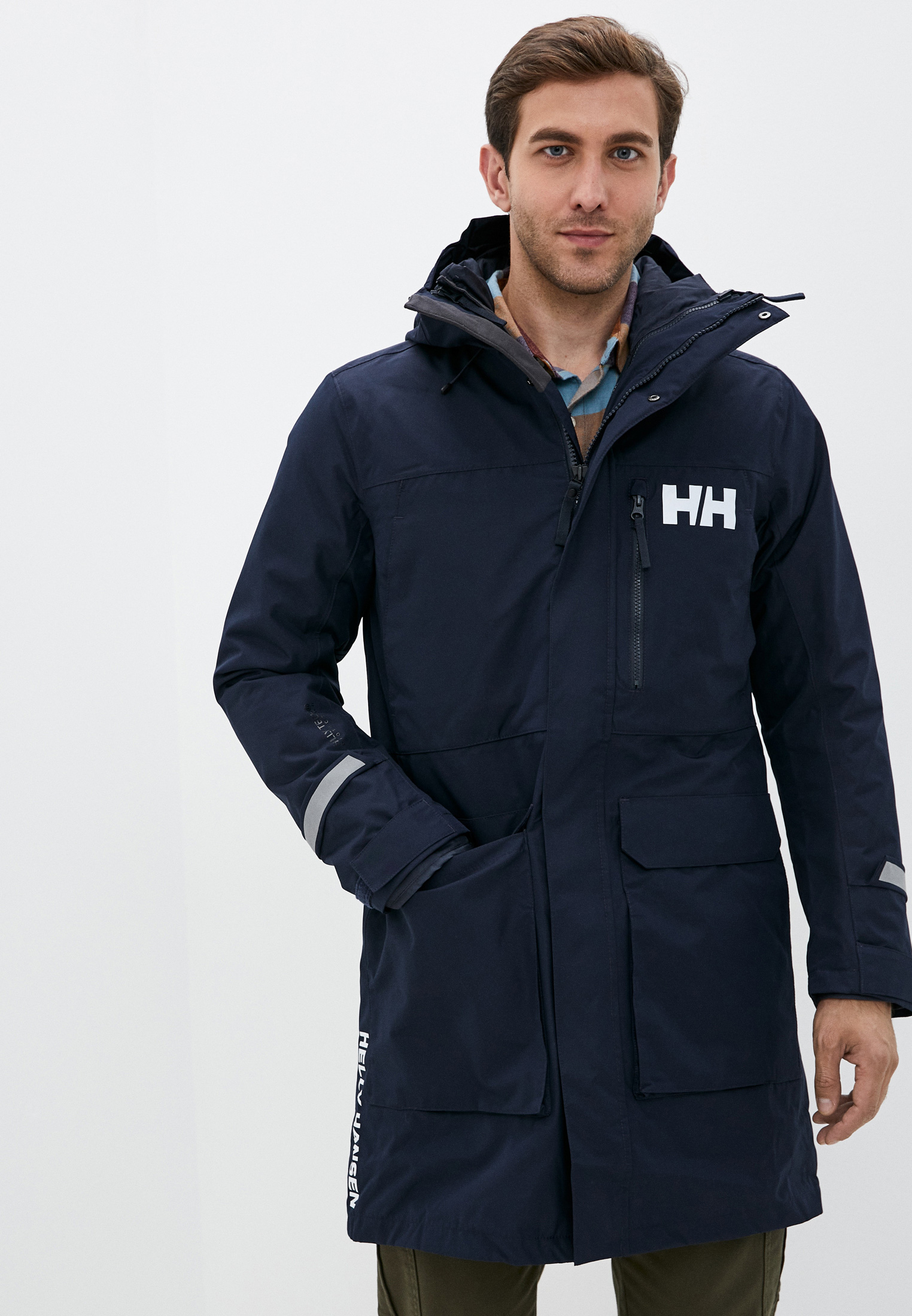 Парка Helly Hansen RIGGING COAT, цвет: синий, HE012EMKGOS7 — купить в  интернет-магазине Lamoda