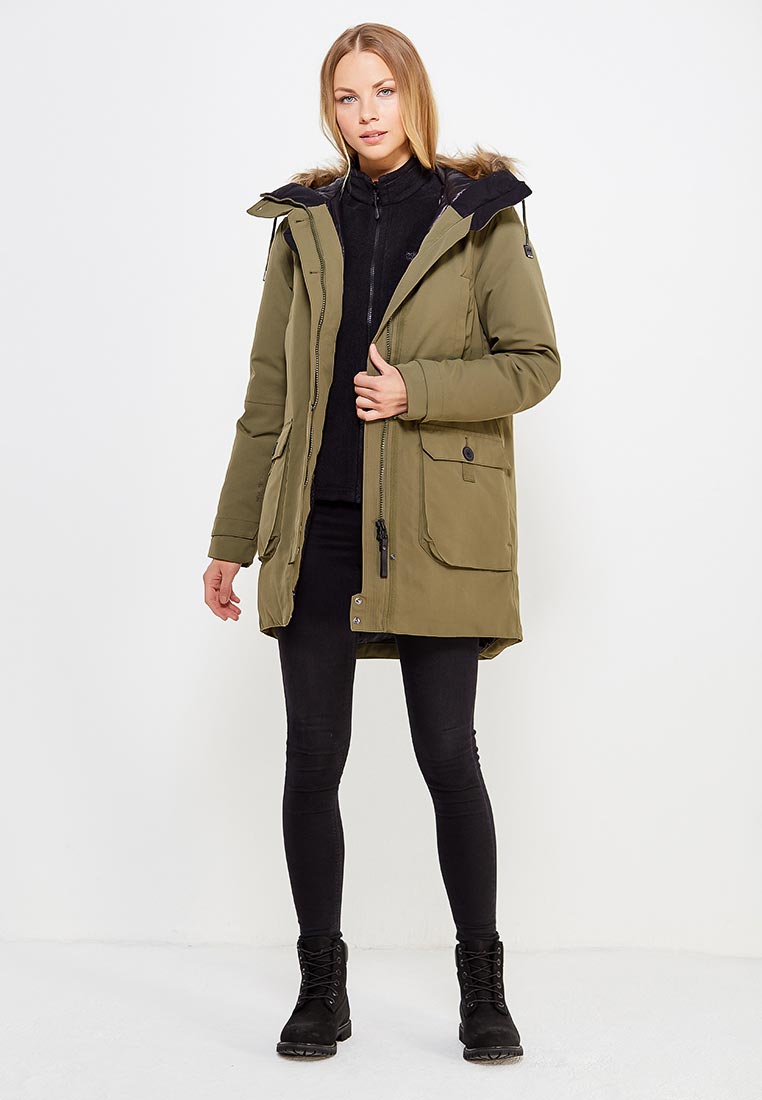 Куртка утепленная Helly Hansen W LONGYEAR PARKA, цвет: хаки